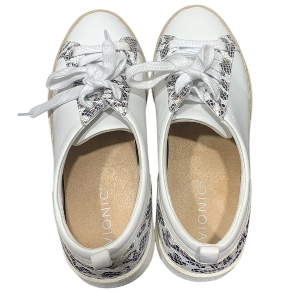 VIONIC ESSENCE WINNY LEOPARD SNAKE LACE UP CASUAL SNEAKER Women 9 - Picture 3 of 9